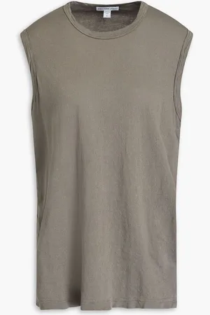James Perse Cotton-gauze tank - Pink
