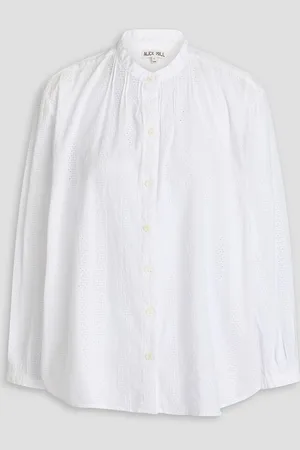 ALEX MILL Carli pintucked cotton shirt
