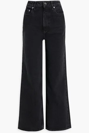 Ganni High-rise wide-leg jeans