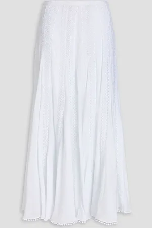 CHARO RUIZ IBIZA Norma cotton-blend voile maxi skirt