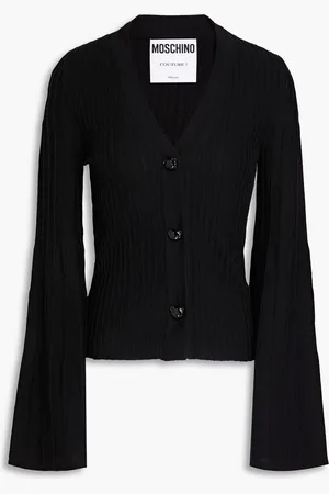 Moschino Ribbed wool cardigan