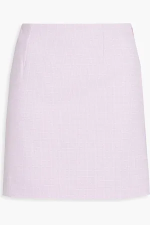 Claudie Pierlot Selma bouclé-tweed mini skirt - White