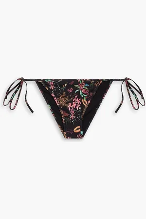 CHARO RUIZ IBIZA Printed low-rise bikini briefs