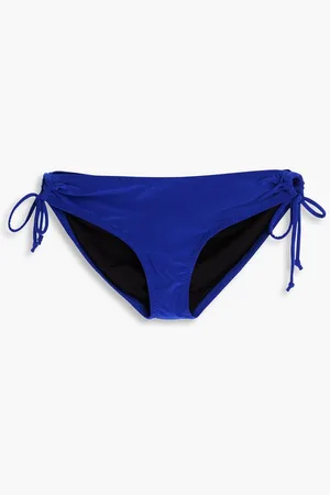 Norma Kamali Jason stretch-jersey bikini briefs - Blue