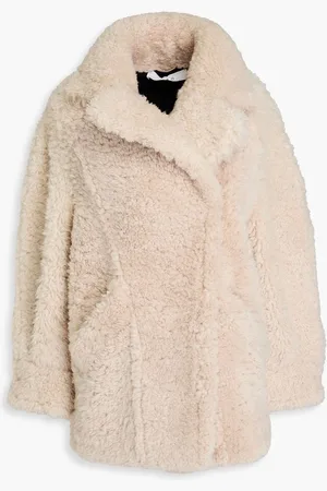IRO Shearling coat - Neutral