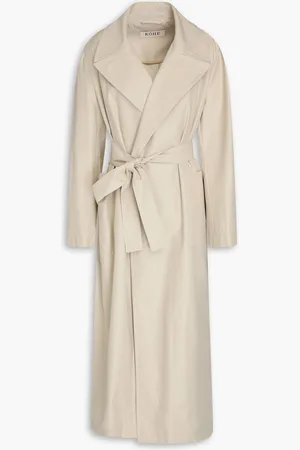 Rohe Belted cotton-twill trench coat - Neutral