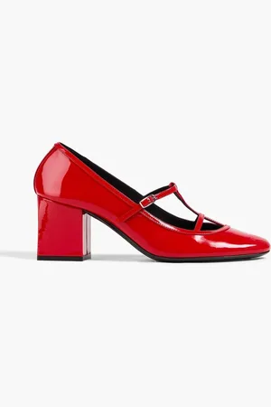 Khaite Fawn patent-leather pumps