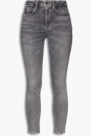Frame Le One Skinny mid-rise skinny jeans - Gray