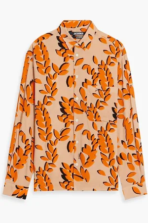 Jacquemus Baou printed crepe shirt
