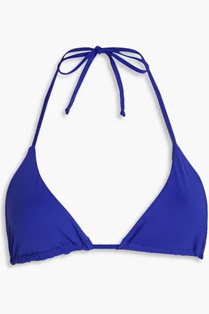 GENTRYPORTOFINO Triangle bikini top - Blue