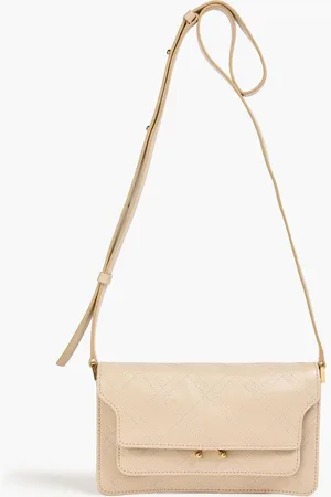 Marni Trunk quilted leather shoulder bag - Neutral