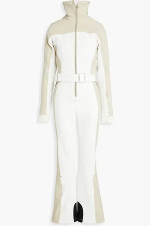 Cordova Belted two-tone stretch ski suit - Neutral