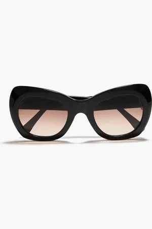 Ganni Butterfly-frame acetate sunglasses