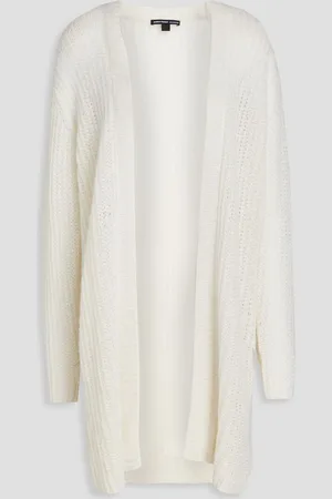 James Perse Ribbed cashmere cardigan - White