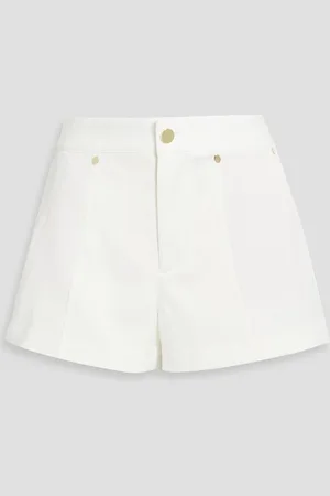 ALICE+OLIVIA Alice Olivia - Tommie satin-crepe shorts