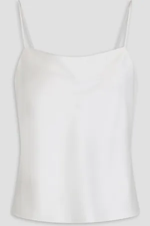 ALICE+OLIVIA Alice Olivia - Harmon satin-crepe camisole - White