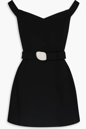 Nicholas Off-the-shoulder stretch-crepe mini dress
