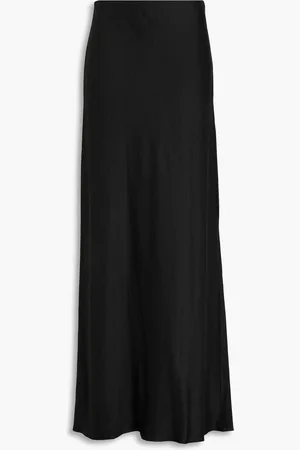 THEORY Linen-blend twill maxi skirt