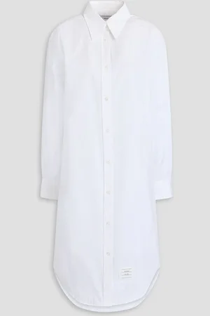 Thom Browne Cotton-poplin shirt dress