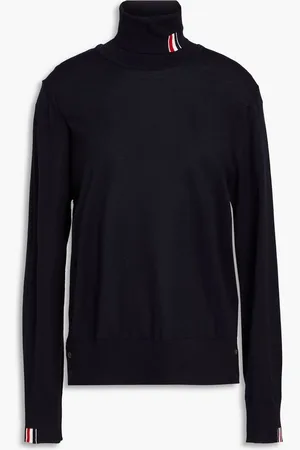 Thom Browne Wool turtleneck sweater - Blue