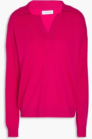 NAADAM Cashmere polo sweater - Pink