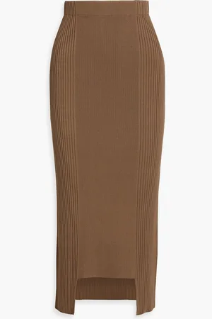 By Malene Birger Merine ribbed-knit maxi skirt
