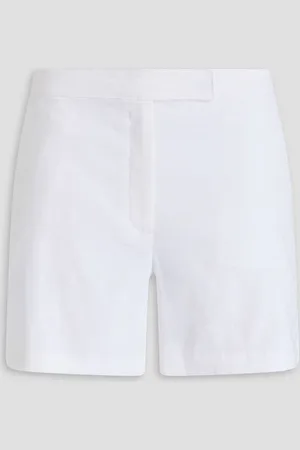 THEORY Linen-blend shorts