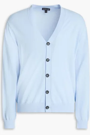 James Perse Cotton-blend cardigan - Blue