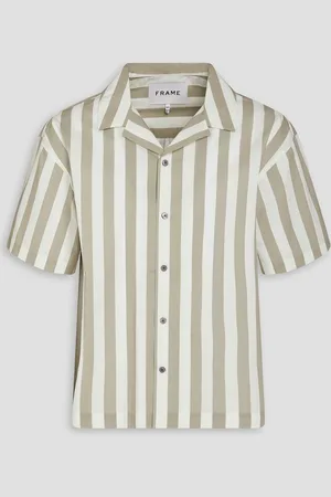 Frame Striped cotton shirt - Neutral