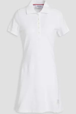 Thom Browne Cotton-piqué mini shirt dress