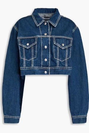 RE/DONE Cropped denim jacket - Blue