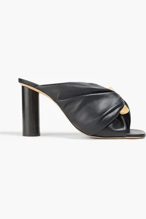 J.W.Anderson Embellished twisted leather mules