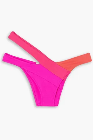 Agent Provocateur Teri cutout color-block bikini briefs - Pink