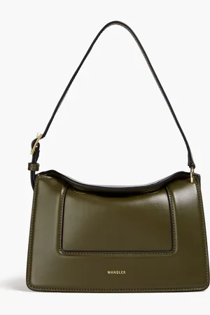 Wandler Penelope micro leather shoulder bag - Green