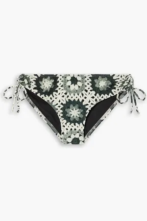 Norma Kamali Jason printed bikini briefs