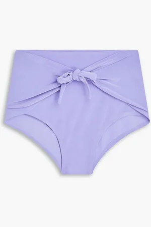 Norma Kamali Diaper knotted bikini briefs - Purple