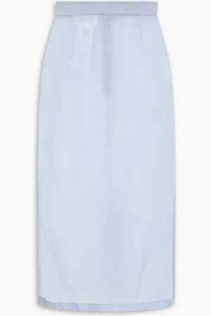 Maison Margiela Shell midi skirt - Blue