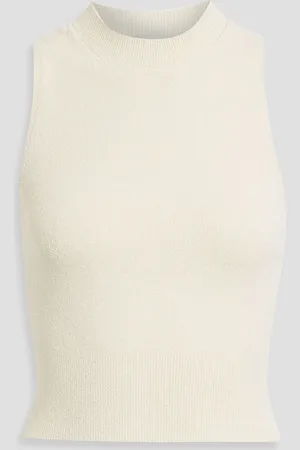 Simkhai Tatyana bouclé-knit top - White