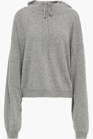 Loulou Studio Linosa mélange cashmere hoodie