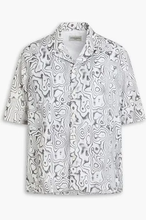 OFFICINE GENERALE Eren printed cotton shirt