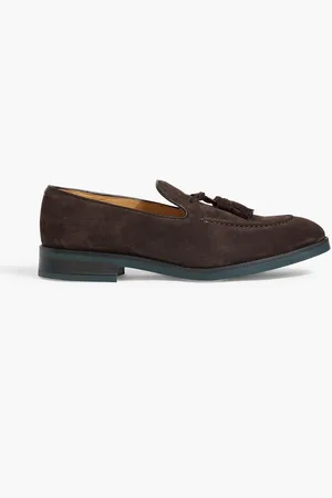 Paul Smith Lawrence tasseled suede loafers - Brown