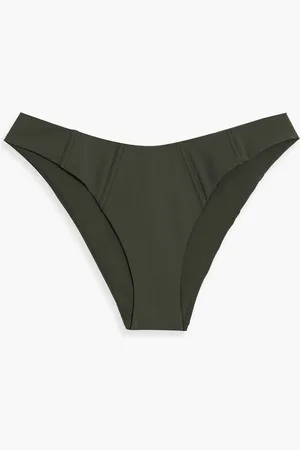 Simkhai Zora mid-rise bikini briefs - Green