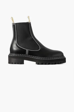 Proenza Schouler Topstitched leather Chelsea boots