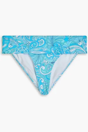 Melissa Odabash Brussels paisley-print bikini briefs - Blue