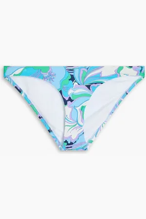 Melissa Odabash Stockholm printed bikini briefs - Blue