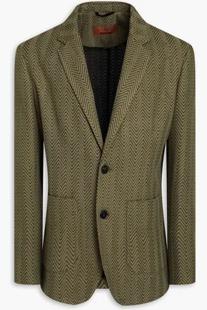 Missoni Cotton-blend blazer - Green