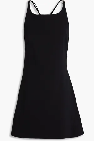 Maje Embellished crepe mini dress
