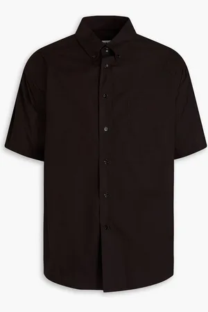 Maison Margiela Cotton-poplin shirt - Brown