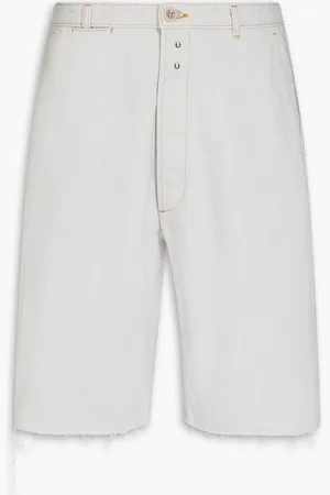 Maison Margiela Frayed denim shirt - Gray