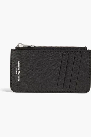 Maison Margiela Pebbled-leather cardholder